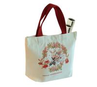 Sac à provisions en toile esthétique - Mini sacs à provisions réutilisables pliables | Sac en coton portable pour un usage - Sac de faveur de mariage, sac à main, shopping, grand, espace, 02