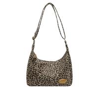Sac à provisions générique en faux daim - Grande musique de léopard - Sac à bandoulière Hobo - Sac à main pour femme - Voyage quotidien, kaki, 340.00 x 120.00 x 240.00 mm