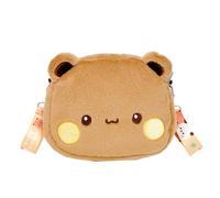Sac à provisions ours en peluche | Sac à bandoulière décontracté avec motif de dessin animé, sac à bandoulière en peluche, charmant sac à bandoulière animal, à la mode pour femmes, filles, ,