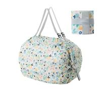 Sac À Provisions Pliables - Tote De Rangement | Bac D'organisation Réutilisable Avec Poignée, Shopping Voyage Portable Transporteur Market Grocery Sack Pour Le Travail Camping Supermarket Voyage