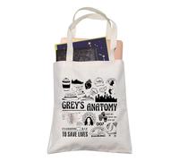 Sac à provisions pour amant d'hôpital - Pour les fans d'anatomie - Pour amies - Cadeau d'anniversaire, Gr-an, 35cm ( 13.78 inch ) * 38 cm ( 14.97 inch)