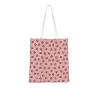 Sac à provisions réutilisable, sac à main pour les courses, sac à bandoulière en toile polyvalent,Bretzel au sel, thème de boulangerie allemande, icône de voyage bavaroise