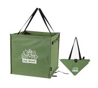 Sac à provisions - Sac fourre-tout - Sac fourre-tout - 64 L - Organiseur de camping de grande capacité avec tissu 600 PU durable et clous de sol, idéal pour le rangement en extérieur et le transport