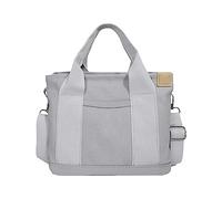 Sac à provisions solide, toile simple mignonne, sac confortable à la mode, sac à main tempérament, sac de rangement O Bag sacs femmes non originaux, gris, Taille unique