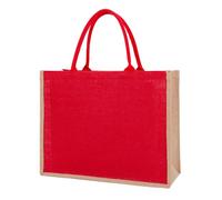 Sac à provisions tendance en coton avec revêtement résistant à l'eau pour un style de vie actif, Tel que montré, 45x35x17cm