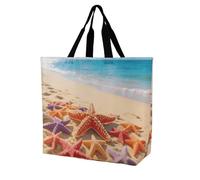 Sac à provisions unisexe avec motif voile au bord de la mer pour les courses, les voyages, les courses, Et sable, Taille unique