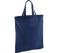Sac à provisions Westford Mill Bag For Life avec poignées courtes RW4855 (taille unique) (Bleu marine)