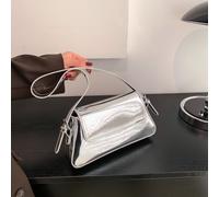 Sac à rabat métallique portable, multifonctionnel, grande capacité, style décontracté pour le lycée, les , le travail, les voyages, les vacances pour les dames, les femmes, les cadres. Mode, minimalis