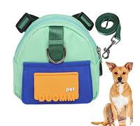 Sac à randonnée pour Chien - Petit Sac à Dos pour Chien,Sac d'école pour Chiot en Tissu sergé imperméable, Design Sac à ordures dissimulé pour Golden Retriever, Husky, Zonewd