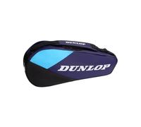 Sac à Raquettes Dunlop FX Club 3 - Sac de Tennis Violet/Noir/Cyan pour Jusqu’à 3 Raquettes