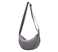 Sac à raviolis pour femme - Sac à bandoulière simple en nylon - Sac à bandoulière pour pâtes, gris, Taille unique
