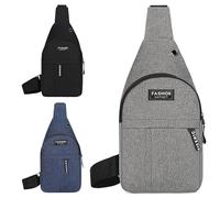 Sac À Recharge Croisée - Pack De Poitrine De Voyage, Sac À Dos D'épaule | Purs À Main Pour Hommes Portables, Opérateur De Téléphone Portable Léger Avec Sangle Réglable Pour Les Déplacements, L'école,