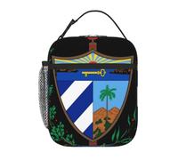 Sac À Repas Isotherme Cuba Emblème National Fourre-Tout Pour Femmes Large Ouverture Sac Glacière Résistant À L'Eau Thermos Étanche Organisateur Repas Hommes Filles Pique-Nique Travail