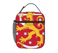 Sac À Repas Isotherme Finland Emblème National Fourre-Tout Pour Femmes Large Ouverture Sac Glacière Résistant À L'Eau Étanche Organisateur Repas Hommes Filles Pique-Nique Travail