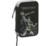 Sac à ressort double Batman Game over Noir 12.5 x 19.5 x 4 cm Sac à ressort double 29 pièces