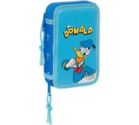 Sac à ressort double Donald bleu 12.5 x 19.5 x 4 cm (28 pièces)