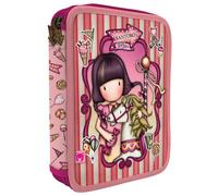 Sac à ressort double Gorjuss Carousel couleur saumon (46 pièces)