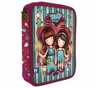 Sac à ressort double Gorjuss Fireworks rouge grenat (46 pièces)