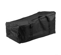 Sac à roulettes compatible avec chariots Push-Pull en tissu Oxford pliable pour protection contre les dommages causés par l'eau et le vent, 70 x 45 x 43 x 40 x 36 cm, noir