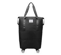 Sac à roulettes - Sac à Bagages détachable | Sac de Transport avec Roues, Bagages de Voyage étanche, Une série de Produits : 1 Sac à roulettes, Noir, riferimento Alla descrizione, Se référer à