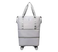 Sac à roulettes - Sac à Bagages détachable | Sac de Transport avec Roues, Bagages de Voyage étanche, Une série de Produits : 1 Sac à roulettes, Gris, riferimento Alla descrizione, Se référer à la
