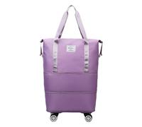 Sac à roulettes - Sac à Bagages détachable | Sac de Transport avec Roues, Bagages de Voyage étanche, Une série de Produits : 1 Sac à roulettes, Violet, riferimento Alla descrizione, Se référer à