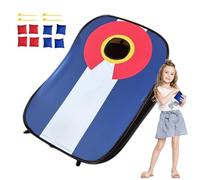 Sac à Sac de relève de Jeu - 8 Sacs de Haricots avec Plateau de Cornhole | Sacs de Haricots de Cornhole intérieurs et extérieurs Pliables - Parfait pour Les Sports Scolaires, Les Jeux de Carnaval