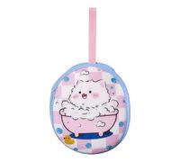 Sac à savon double face en avec cordon | 5 x 4 pouces Foaming Net For Shower | Zero-Waste Scrub Pouch For Bar Savon Remnants | Multi-Purpose Laundry Bathing Sack, rose, riferimento alla