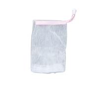 Sac à savon en maille, filet moussant à bulles avec cordon de serrage, sac à savon exfoliant, sac économiseur de savon, sac de barre de shampoing, sac exfoliant de savon, pochette (Pinkish)