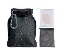 Sac à savon pour douche - Support de barre de shampooing avec filet en maille - Accessoires de salle de sport étanches et étanches pour la natation, les voyages, les vacances, le camping, les vacances