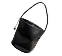 Sac à seau pour femmes Styles coréens Aisselles Sac à main en cuir PU Sac à main Tout Matching Sac à main pour le travail de shopping Femmes Cuir PU Sac à bandoulière Style coréen Sac à bandoulière