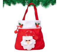 Sac à Surprises de Noël | Pochette Réutilisable Style Cartoon | Petit Sac à Bonbons de Noël avec Cordon | Pour Rassemblement En Classe Maison Communauté École Chocolats Jouets Gelées Sucettes