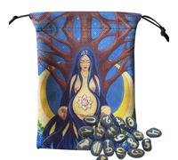 Sac À Tarot | Pochette Bijou À Cordon - Rangement pour Dés Cristaux Divination Oracle Maison Ésotérisme Usage Universel