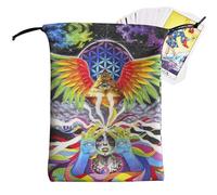 Sac À Tarot | Pochette Bijou À Cordon | Rangement pour Dés Cristaux Divination Oracle Maison Ésotérisme Usage Universel