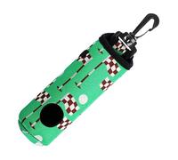 Sac à thé de golf portable avec clip de ceinture - Accessoire de golf étanche avec 3 compartiments pour le thé - Pour les déplacements, le terrain de golf, la conduite et les tournois