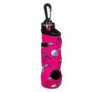 Sac à thé de golf portable avec clip de ceinture - Accessoire de golf imperméable et léger avec 3 compartiments à thé pour homme et femme - Voyage et conduite