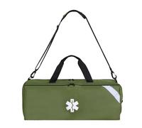 Sac à traumatologie de premier répondeur traumatisme épais de trousse de premiers soins Sac à bandoulière avec plusieurs poches pour le camping Randonnée d'urgence aventures en (Vert)