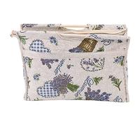 Sac à Tricot, Sac à Broderie 1PC Sacs de Crochet Exquis Sac de Rangement en Tissu tissé en Bois Pratiques pour Les Outils de Couture à Tricotage (Fleur Mauve)