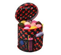 Sac à Tricoter, Organisateur de Stockage de Fils - Sac de Projet de Tricot avec Fermeture à glissière,Organisateur de Tissu Oxford avec poignée, Sac de Rangement en Laine pour tricoteur au Crochet