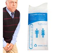 Sac à Urine - 800 ML - Unisexe - Portable - pour la Voiture, l'extérieur, Le Camping, l'hygiène de la Maison, Les Voyages, Les Voyages - Pratique
