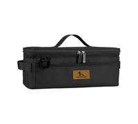 Sac à ustensiles de camping - Pochette de rangement en tissu, organiseur de voyage étanche | Sac à couverts de taille pratique avec compartiments zippés, étui de camping facile à transporter pour