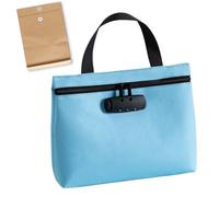 Sac à valeurs avec cadenas | sac à main organisateur étanche avec fermeture éclair et serrure à trois chiffres - sac à argent avec fermeture éclair, pour clés bijoux passeport objets de valeur