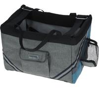 Sac a vélo pour chien et chat - KERBL - Vacation - Gris/bleu - 38x29x25 cm - Tissu robuste