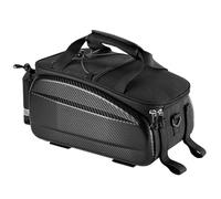 Sac à vélo, Sac à vélos à vélo - Panier de Stockage,Extensible porteuse de Sacs de siège de Selle à Rack arrière avec réflecteur et bandoulière pour Voyager en Plein air