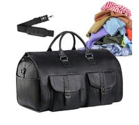 Sac à vêtements avec bandoulière - Sac de Voyage Pliable et résistant à l'eau, fourre-Tout à Fermeture éclair, Transport léger et Polyvalent | pour Affaires, Voyages de Bureau, Week-Ends,