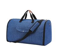Sac à vêtements de voyage - Sac à vêtements multifonctionnel - Sac de sport pliable et imperméable | Sac tendance pour homme et femme, grande capacité pour voyage, tourisme, voyage d'affaires, bleu