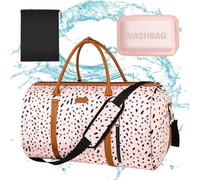 Sac à vêtements Duffle - Sac à vêtements à main, sac de week-end | Convertir le sac à vêtements nus pour le voyage, grandes cendres de week-end pour femme, valise suspendue 2 en 1, après Tungs Tasch