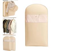 Sac à vêtements moyen 110 x 58 cm, sac sous vide pour vêtements, sac à vêtements peu encombrant à suspendre avec fermeture éclair auto-compressive, sac sous vide pour couettes (L)