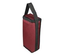 Sac à vin - 2 refroidisseurs de bouteilles avec poignée - Sac isotherme pour les frappes de vin - Avec séparateur rembourré - Porte-vin portable pour pique-nique, extérieur, camping