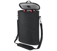 Sac à vin de vin - 2 bouteilles, fuite à l'épreuve | Étui à transporteur isolé, fourreau de refroidisseur de poche de bière avec poignée de bandoulière réglable | Croigne de voyage portable pour les a